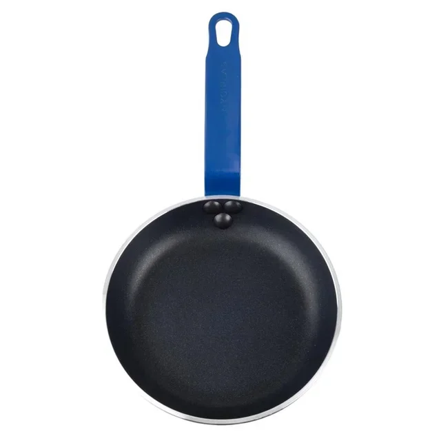 Padella in Alluminio Antiaderente 20 cm Manico Blu Rivestimento Teflon