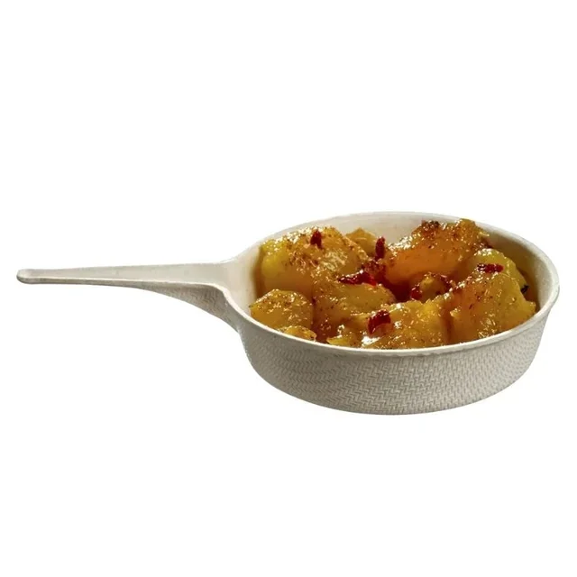 Eskoffié Zuckerrohr-Pulpfanne - 25 ml - 100 Stück