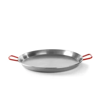 Polished Steel Paella Pan - 60 cm Diameter