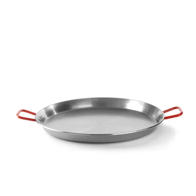 Polished Steel Paella Pan - 60 cm Diameter