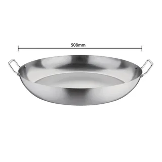 Frigideira de Paella em Aço Carbono 50,8 cm - Diâmetro 508 mm