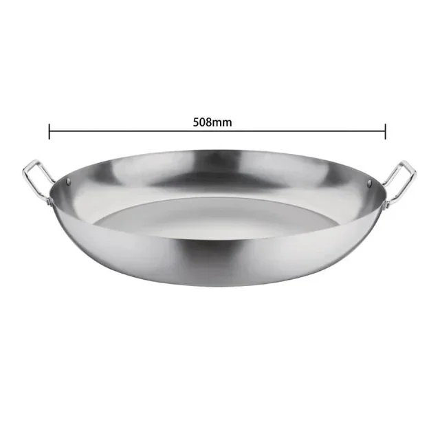 Frigideira de Paella em Aço Carbono 50,8 cm - Diâmetro 508 mm