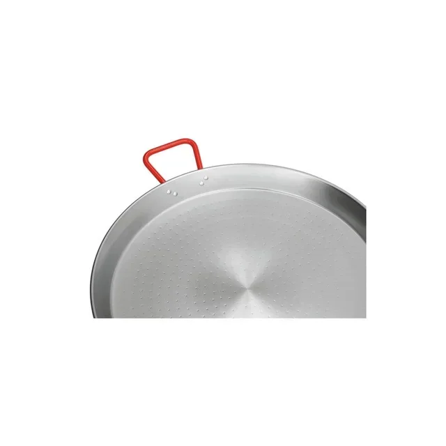 Polished Steel Paella Pan - 60 cm Diameter