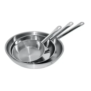 Professional Stainless Steel Pan - Diameter 32 cm - Capacity 4 Liters