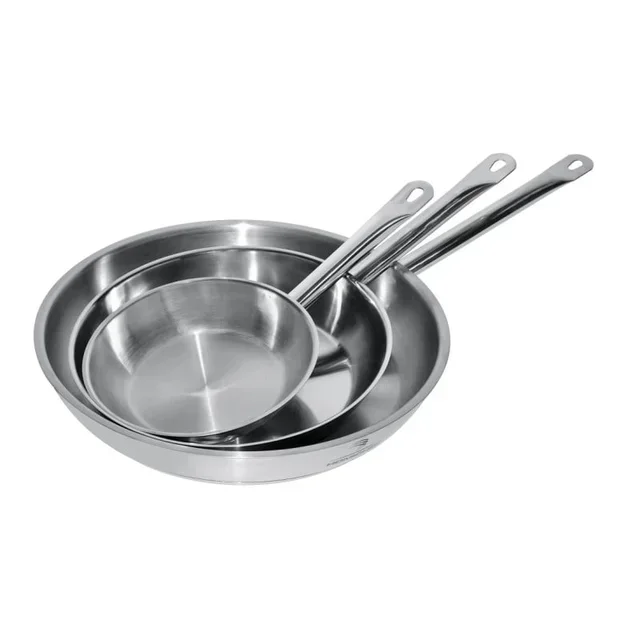 Poêle Inox Professionnel - Diamètre 320 mm - Capacité 4 Litres