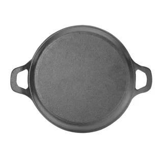 Round Cast Iron Pan with Handles - 18 cm Diameter