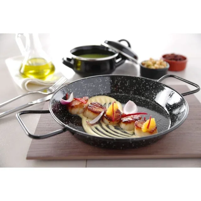 Enamelled Paella Pan - Diameter 24 cm