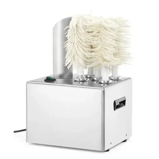 Glass Polisher 4 Heads Rotary Brushes