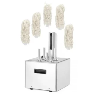 Glass Polisher 4 Heads Rotary Brushes