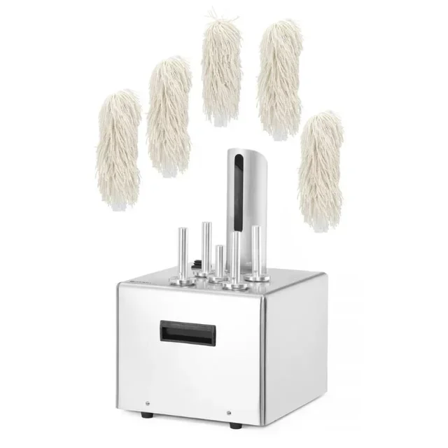 Glass Polisher 4 Heads Rotary Brushes