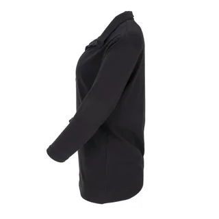 Black V-Neck Women's Polo XS - Extra Small Size