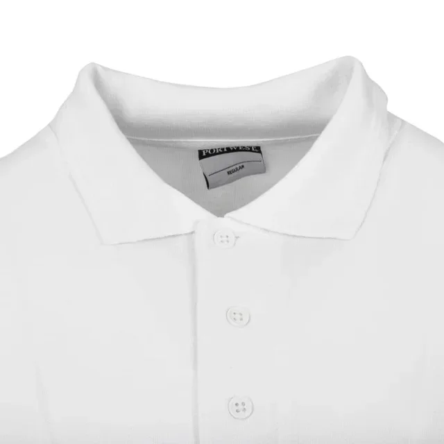 Polo Unisex Bianco - Taglia L
