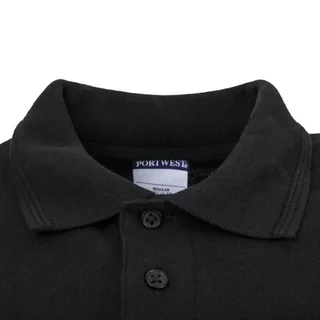 Unisex Black Polo Shirt - Extra Large Size