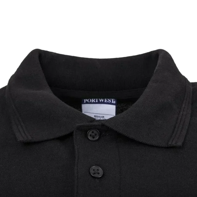 Unisex Black Polo Shirt - Extra Large Size