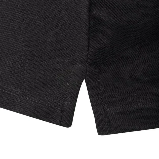 Unisex Black Polo Shirt - Extra Large Size