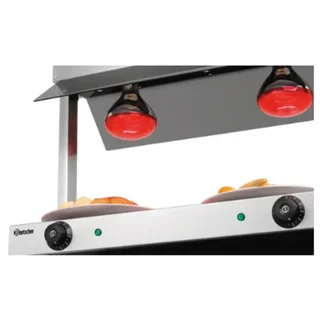 Double Zone Infrared Heating Plate