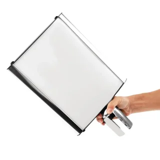 Cornice per Poster A4 per Palo di Barriera in Acciaio Inox