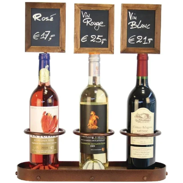 Wine Bottle Display Slate Blackboard