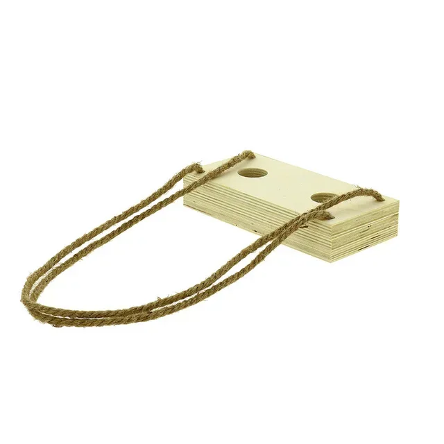 Portabottiglie sospeso con corda - Capacità 2 bottiglie - Formato 22 x 11 cm