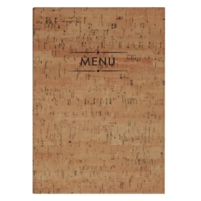 Velazquez Menu Holder Faux Leather A4 Format