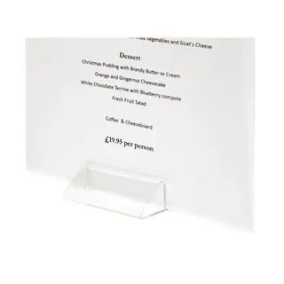 Clear Acrylic Card Holder
