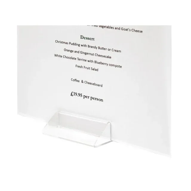 Clear Acrylic Card Holder