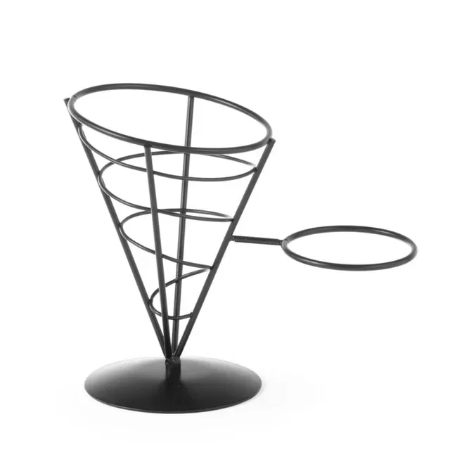 Pommes-Frites-Tütenhalter mit Soßenfach