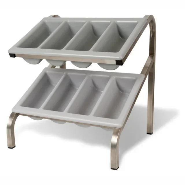 Double Gastronorm Cutlery Holder GN 1/1