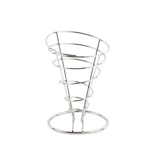 Metall Pommes-Frites-Ständer für Präsentation und Servieren