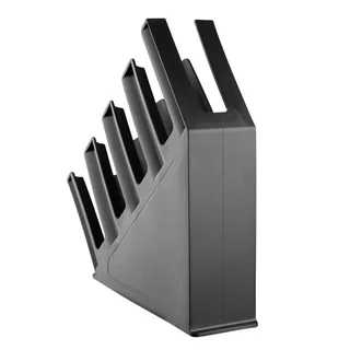 Schwarzer Polypropylen-Glashalter 4 Plätze