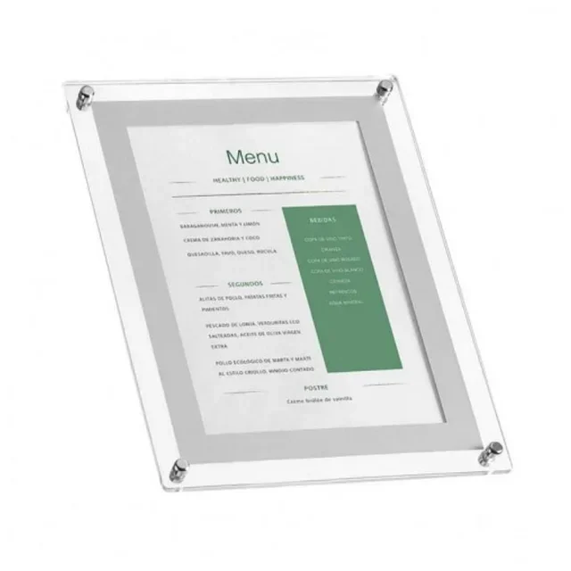 A4 Acrylic Transparent Menu Holder