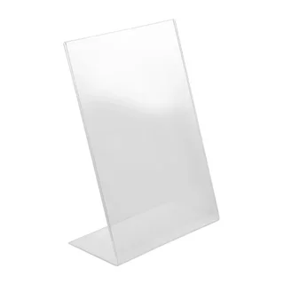 A4 Acrylic Transparent Angled Menu Holder