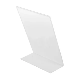 A4 Acrylic Transparent Angled Menu Holder