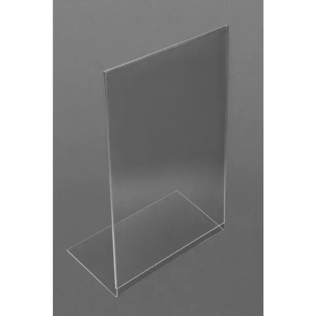 A4 Acrylic Transparent Angled Menu Holder