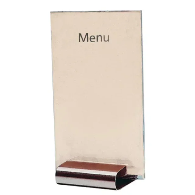 A5 Stainless Steel Menu Holder