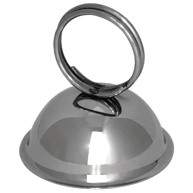 Metal Menu Holder with Stainless Steel Ring