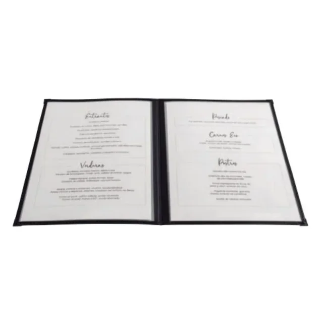 Double-Sided PVC Menu Holder A4 Size
