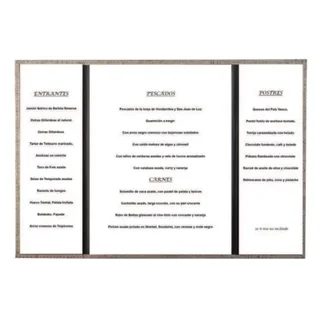 Porta-Menu Goya Couro Sintético Formato A4