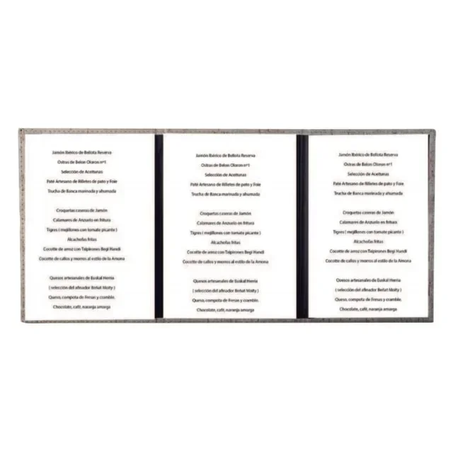 Menu Holder Marcel Faux Leather A5 Format