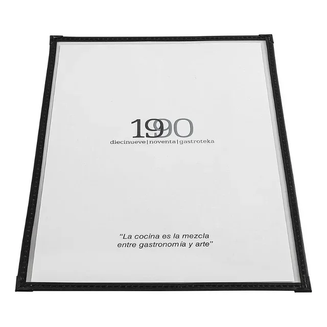 PVC-Menükartenhalter A4 Transparent - Einfaches Format