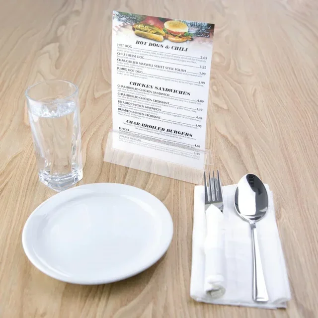 Transparent A5 Acrylic Menu Holder