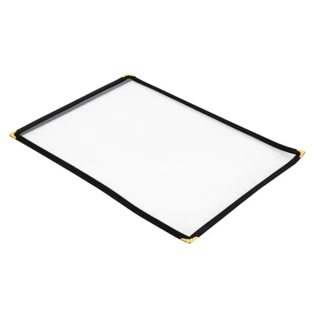 Porte-Menu US Format A4 Double Face Noir
