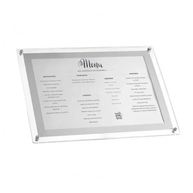 A3 Acrylic Transparent Menu Holder