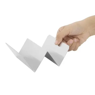 Doppelter Taco-Halter aus Edelstahl