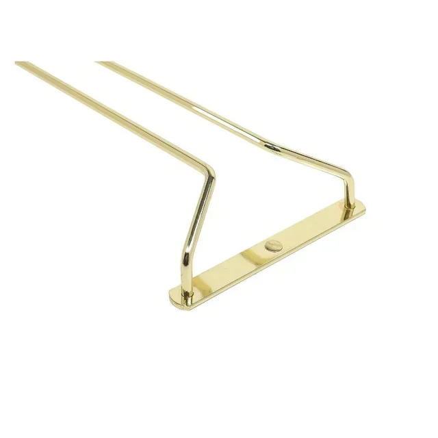 Hanging Brass Footed Glass Rack - 60 cm Height