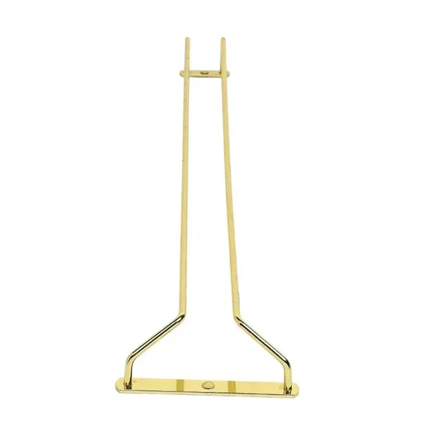 Hanging Brass Footed Glass Rack - 60 cm Height