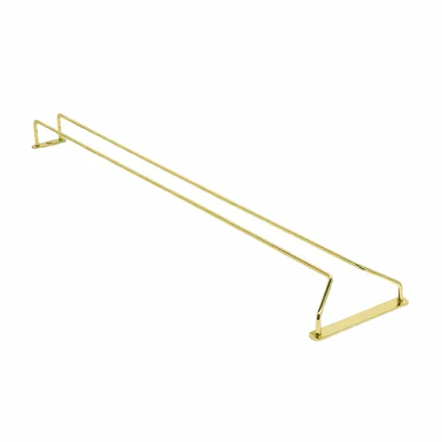 Hanging Brass Footed Glass Rack - 60 cm Height