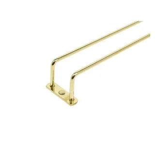 Hanging Brass Footed Glass Rack - 60 cm Height