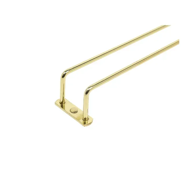 Hanging Brass Footed Glass Rack - 60 cm Height