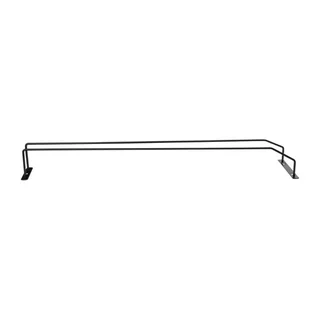 Hanging Glass Rack Black 61 cm